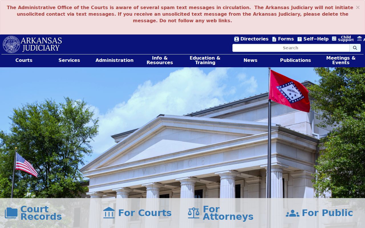 Arkansas Judiciary access for the Clay County court docket